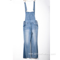 Fashion Denim Long Overalls Ladies Jeans Wholesale